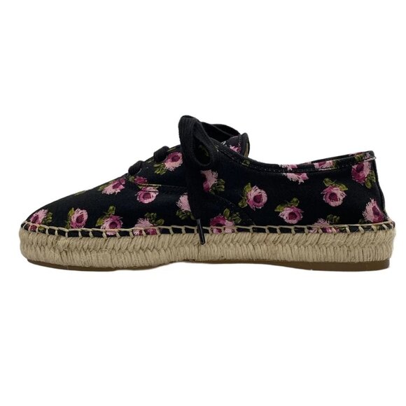 PRADA espadrille shoes Black Pink Chemical Fiber Hemp - Sneakers 434-070925 - Picture 3 of 12